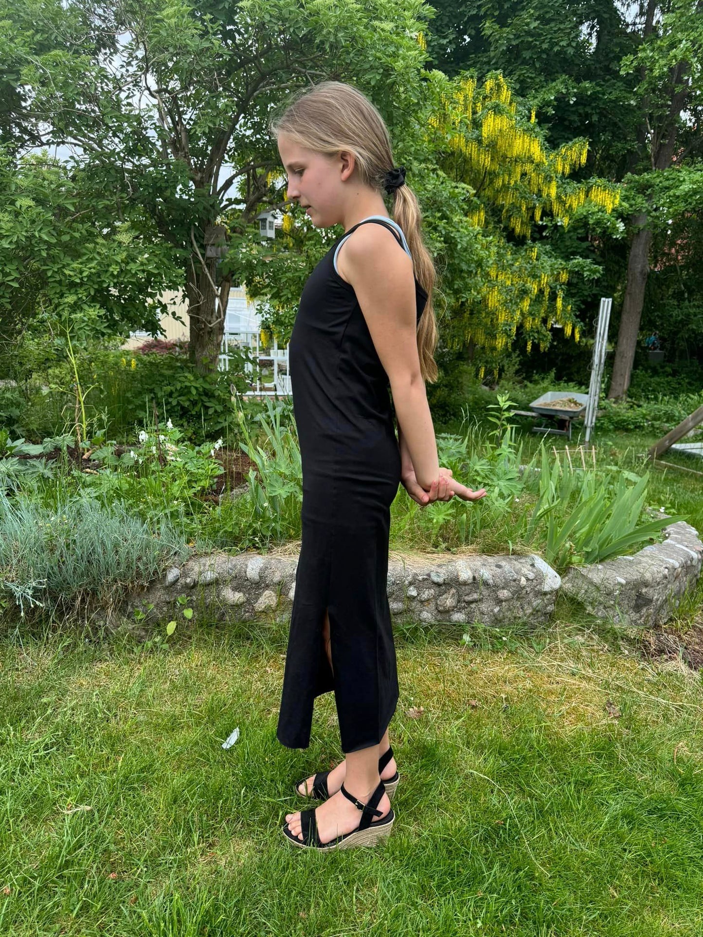 Spaghetti Dress Strl 98-170 PDF-mönster