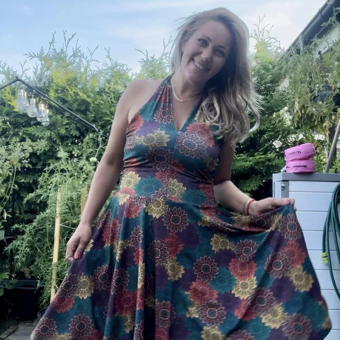 Halternation Top & Dress Strl 34-56 Pappersmönster