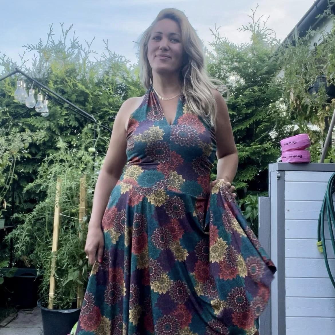 Halternation Top & Dress Strl 34-56 Pappersmönster