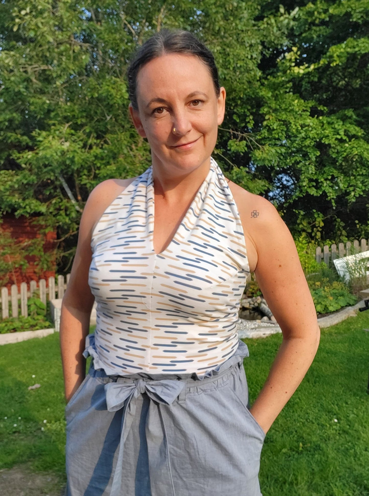 Halternation Top & Dress Strl 34-56 Pappersmönster