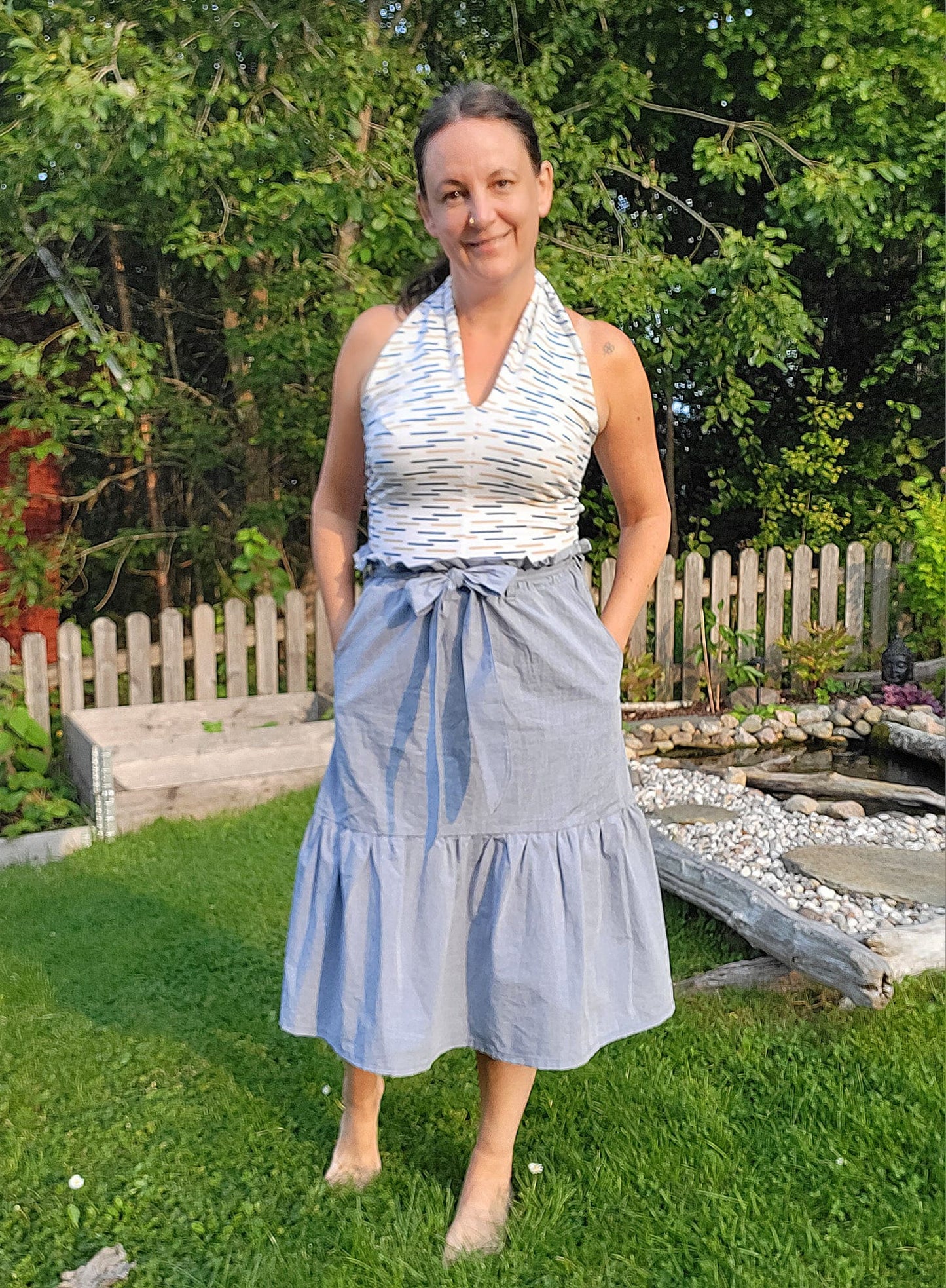Halternation Top & Dress Strl 34-56 Pappersmönster