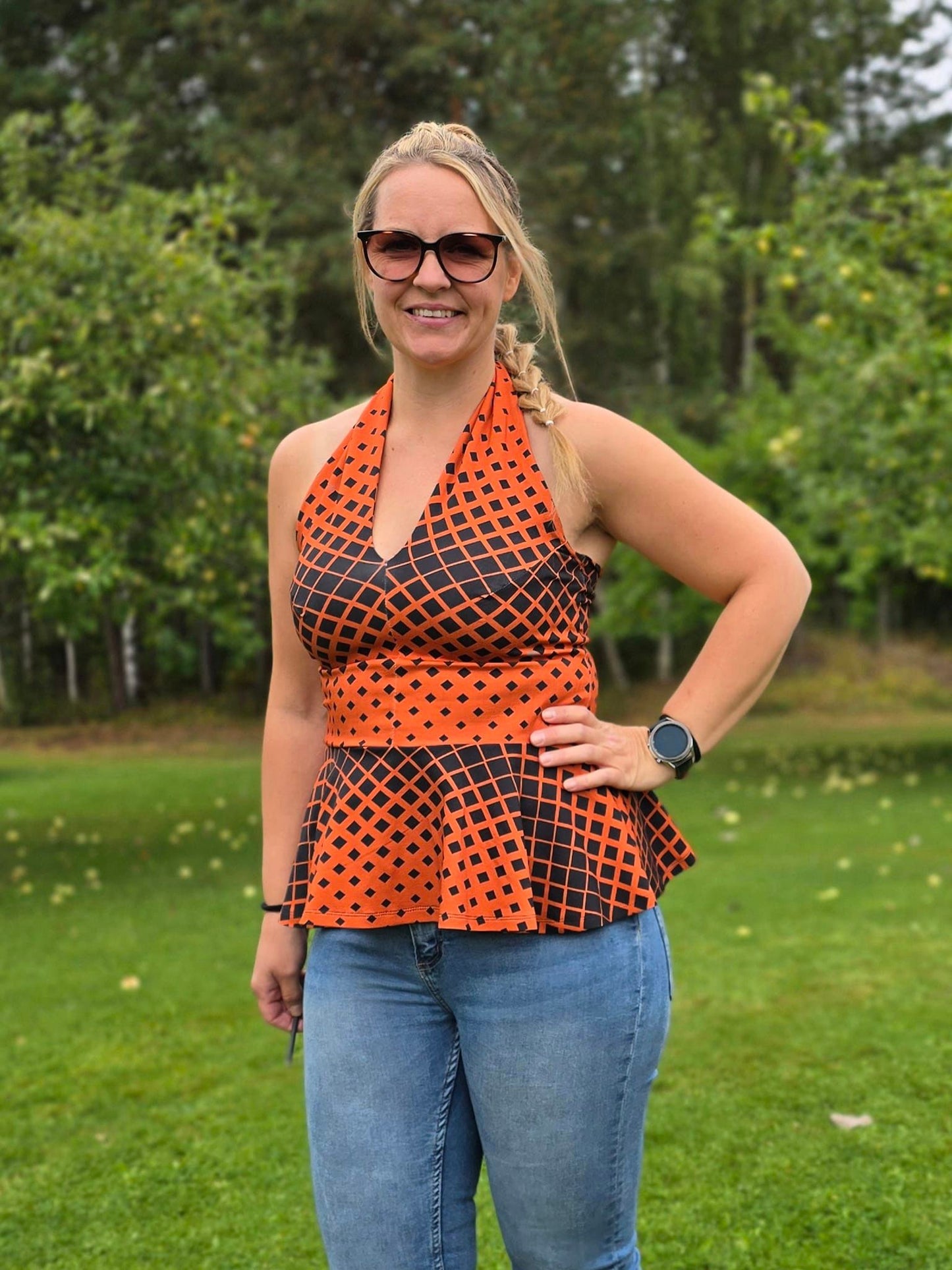 Halternation Top & Dress Strl 34-56 Pappersmönster