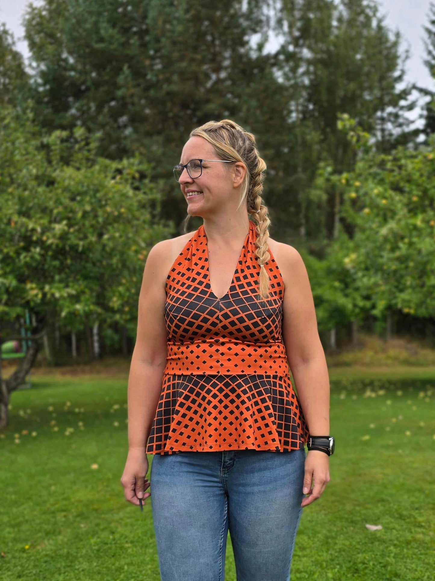 Halternation Top & Dress Strl 34-56 Pappersmönster