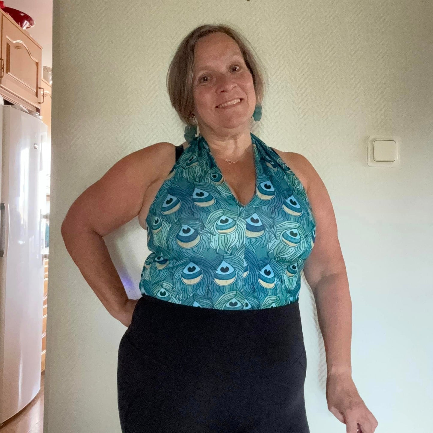 Halternation Top & Dress Strl 34-56 Pappersmönster