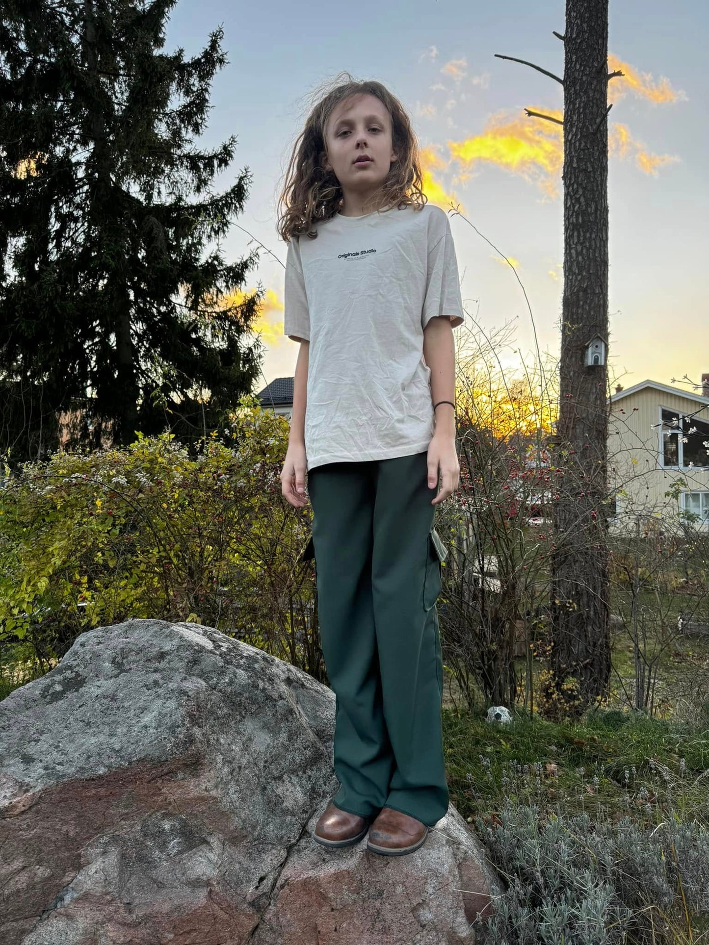 Shuffle Trousers Strl 92-170 Pappersmönster