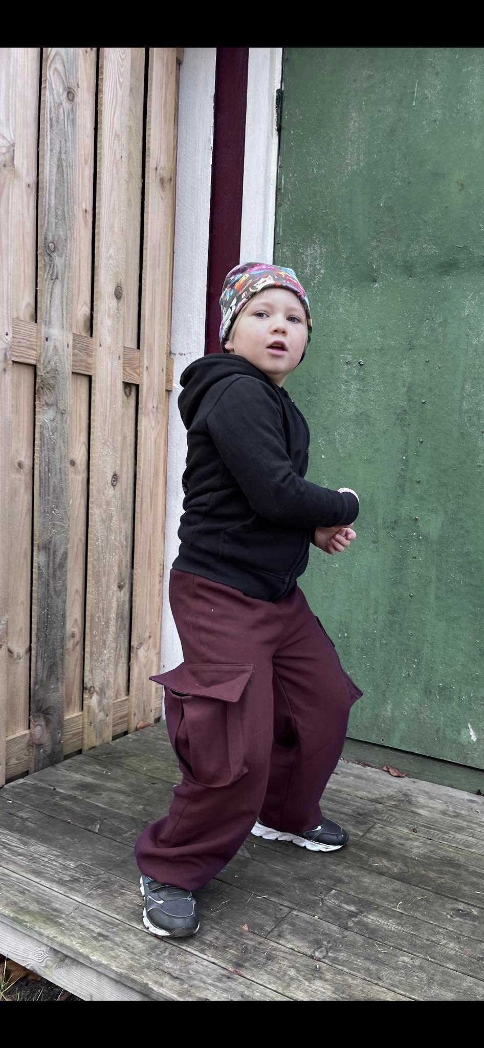 Shuffle Trousers Strl 92-170 Pappersmönster