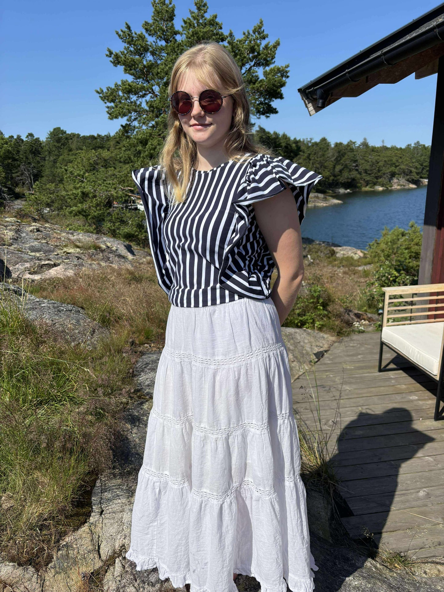 Frillie Top Strl 80-170 Pappersmönster