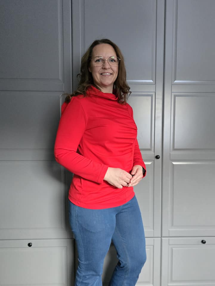 Wrinkle Top Strl 34-56 Pappersmönster