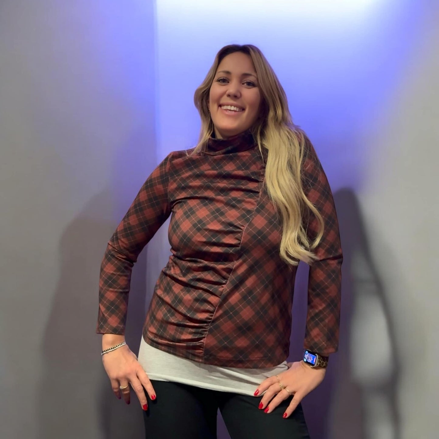 Wrinkle Top Strl 34-56 Pappersmönster