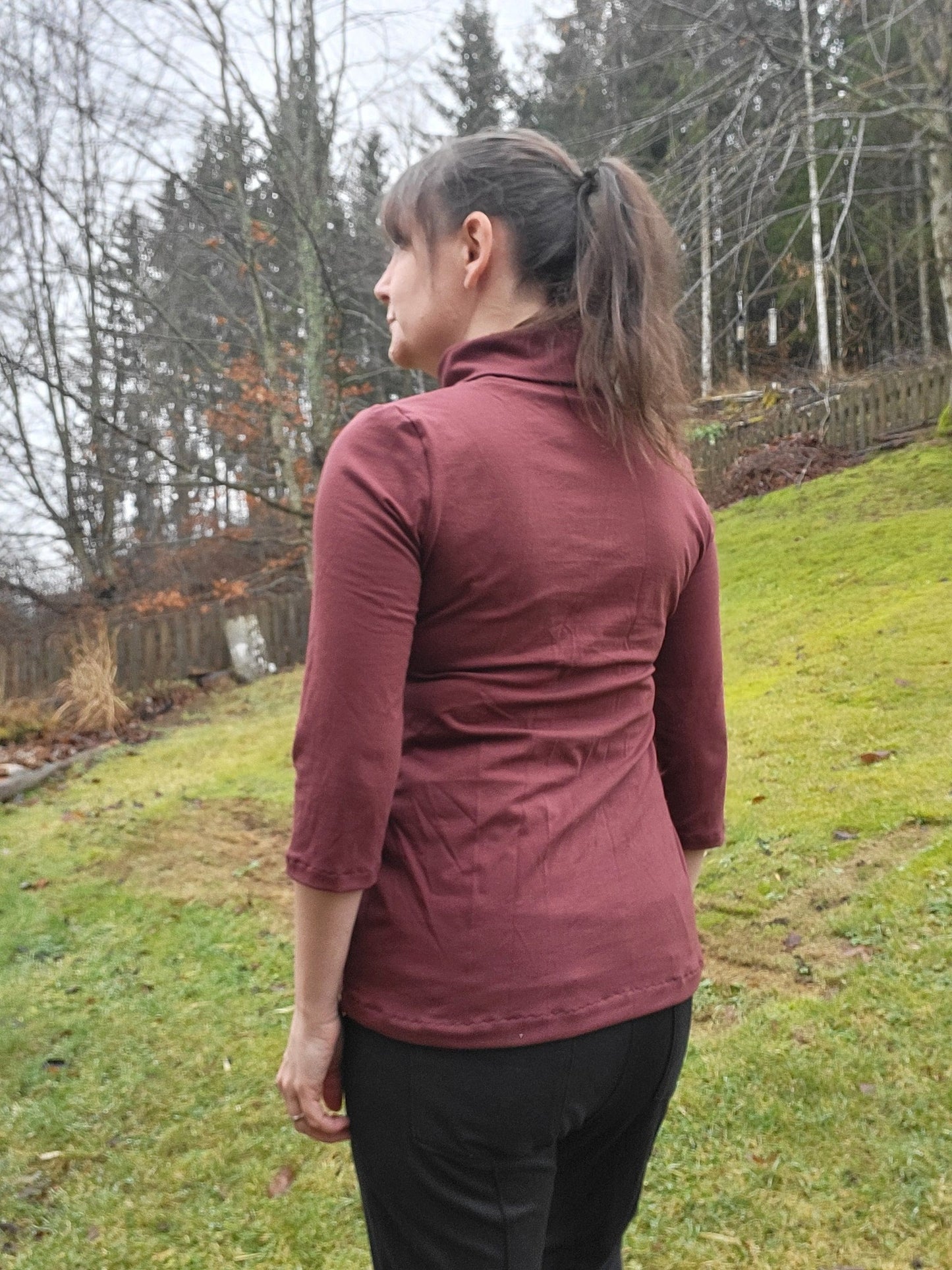 Wrinkle Top Strl 34-56 Pappersmönster