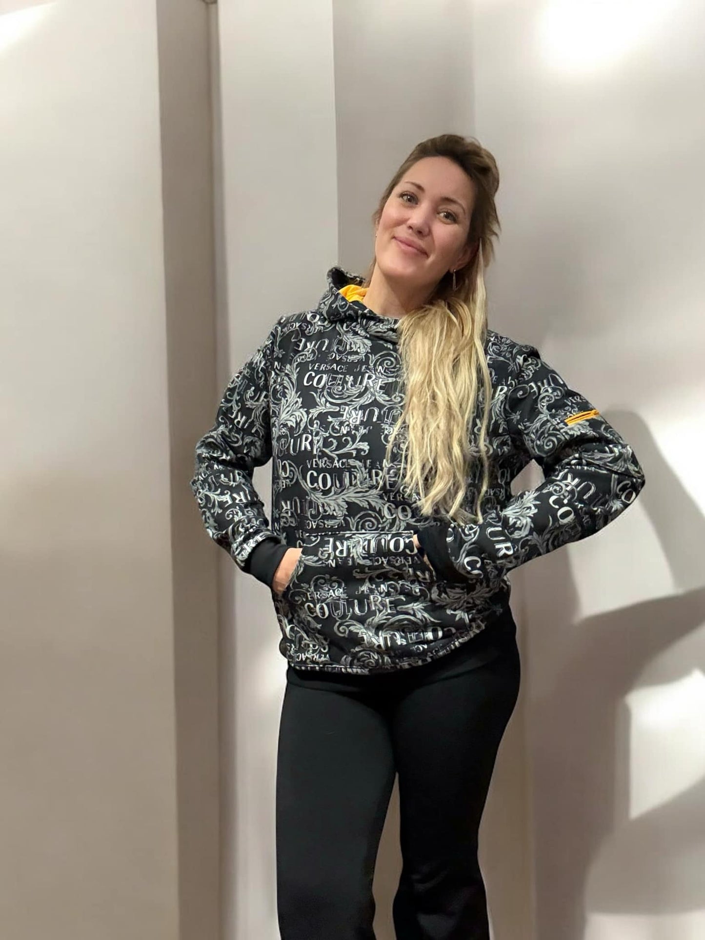 Everyday Unisex Hoodie Strl 2XS-4XL Pappersmönster