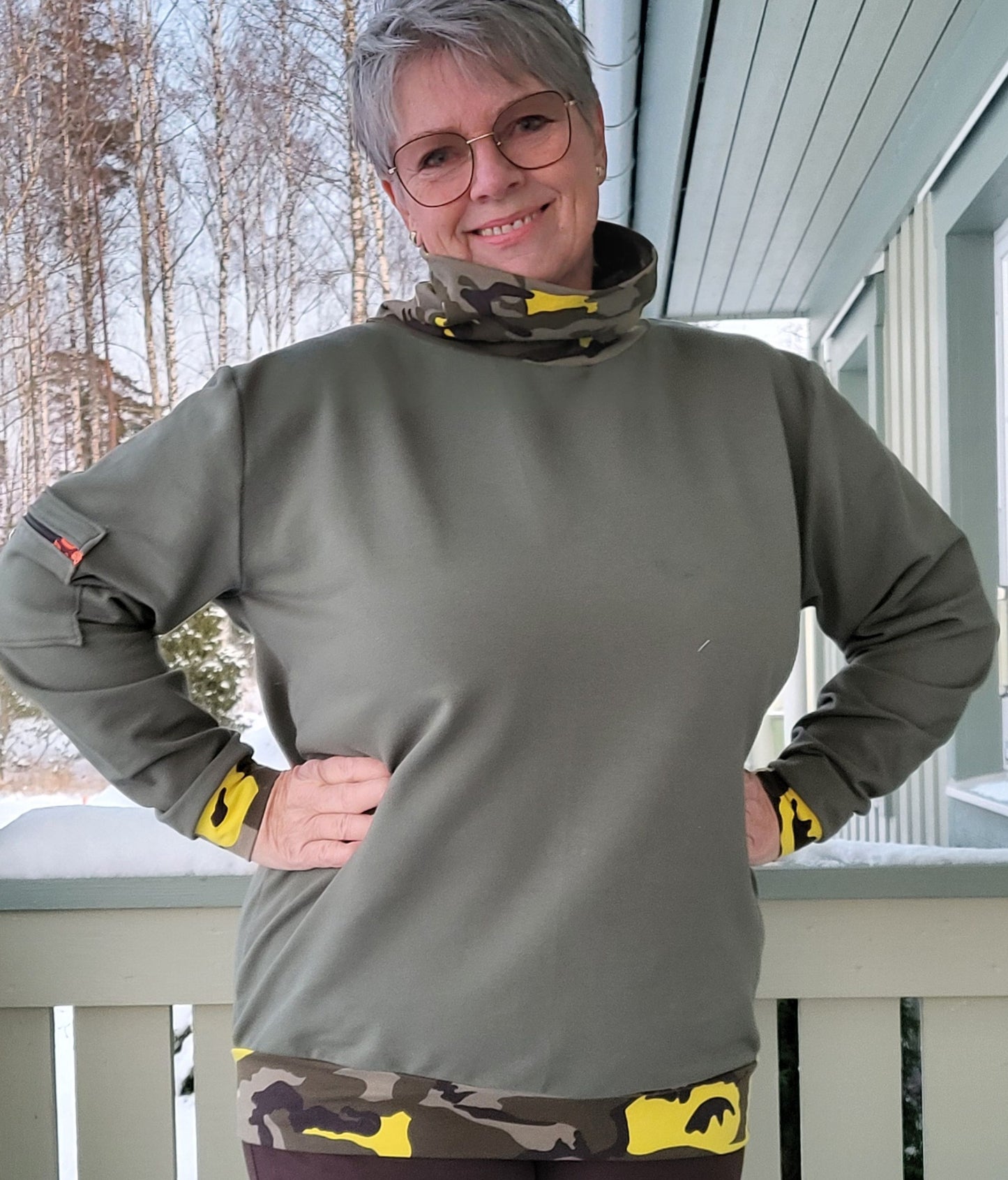 Everyday Unisex Hoodie Strl 2XS-4XL Pappersmönster