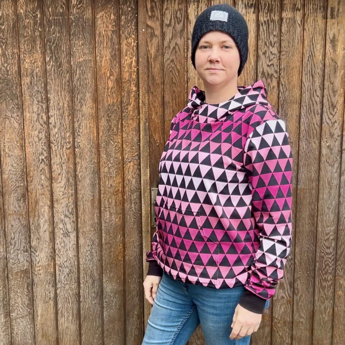 Everyday Unisex Hoodie Strl 2XS-4XL Pappersmönster