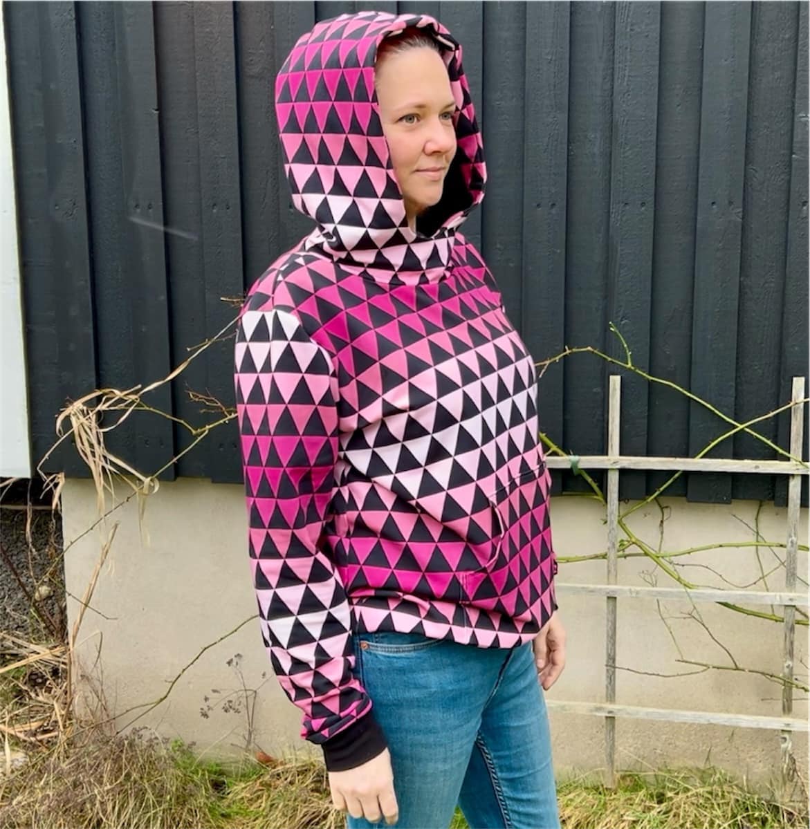 Everyday Unisex Hoodie Strl 2XS-4XL Pappersmönster