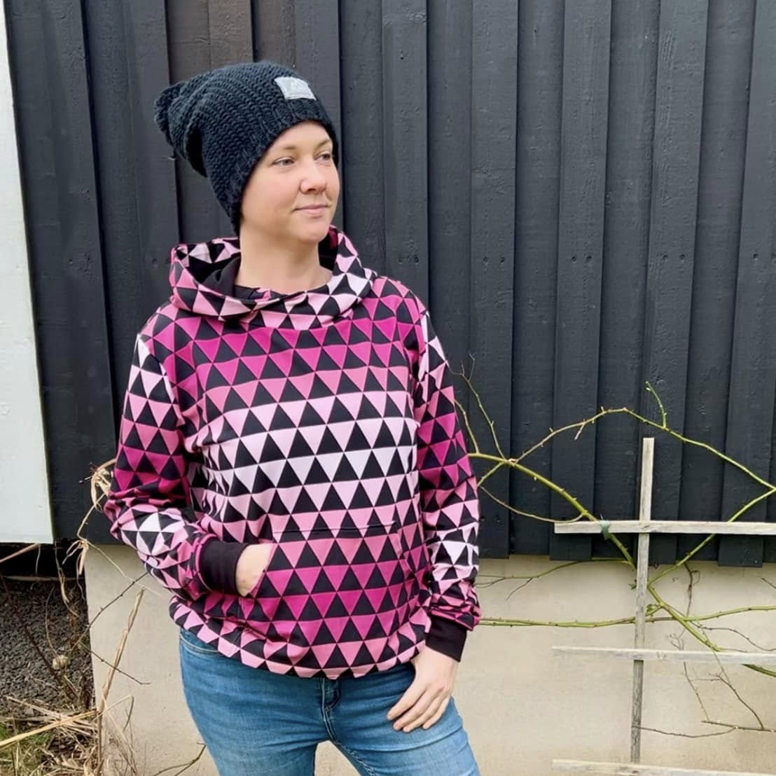 Everyday Unisex Hoodie Strl 2XS-4XL Pappersmönster