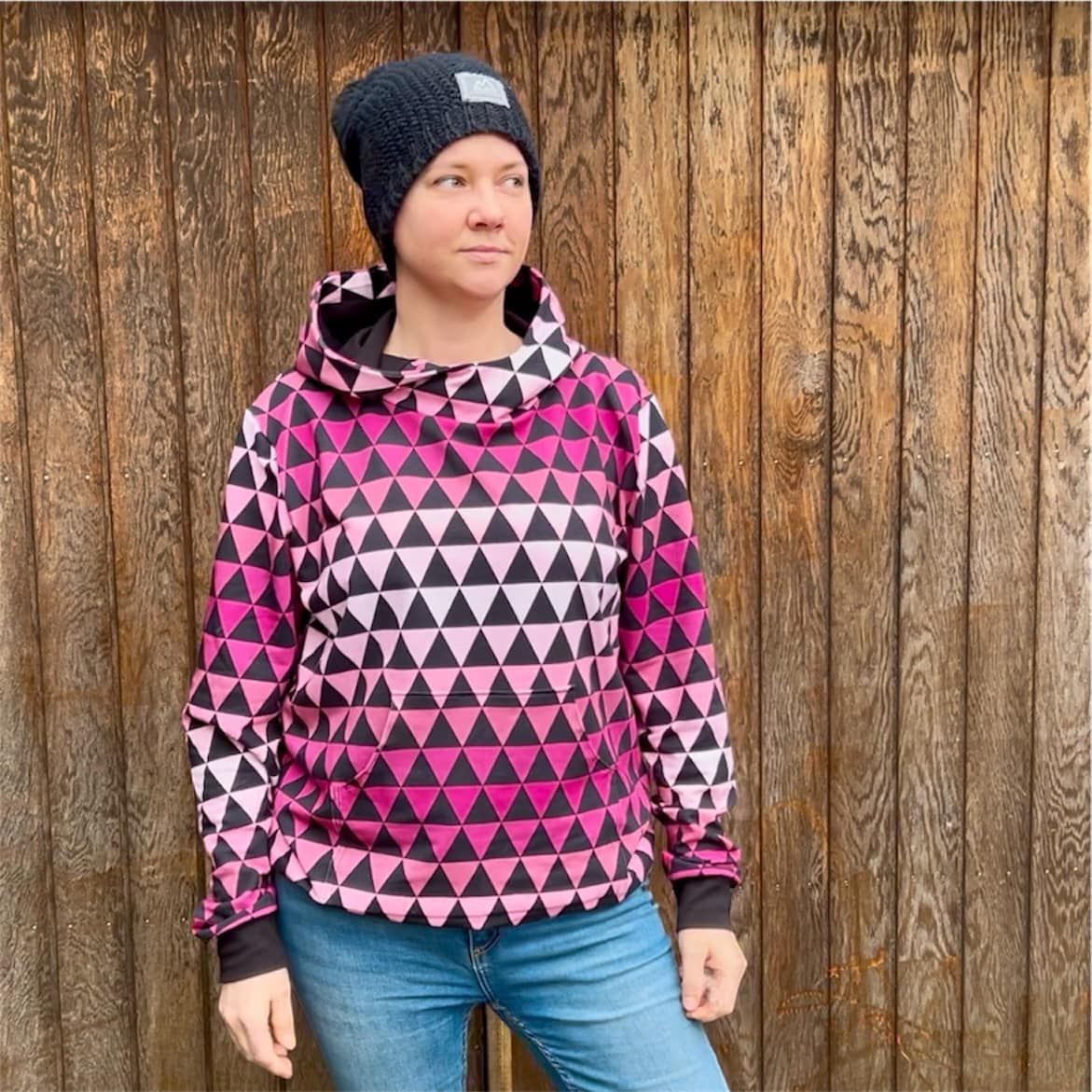 Everyday Unisex Hoodie Strl 2XS-4XL Pappersmönster