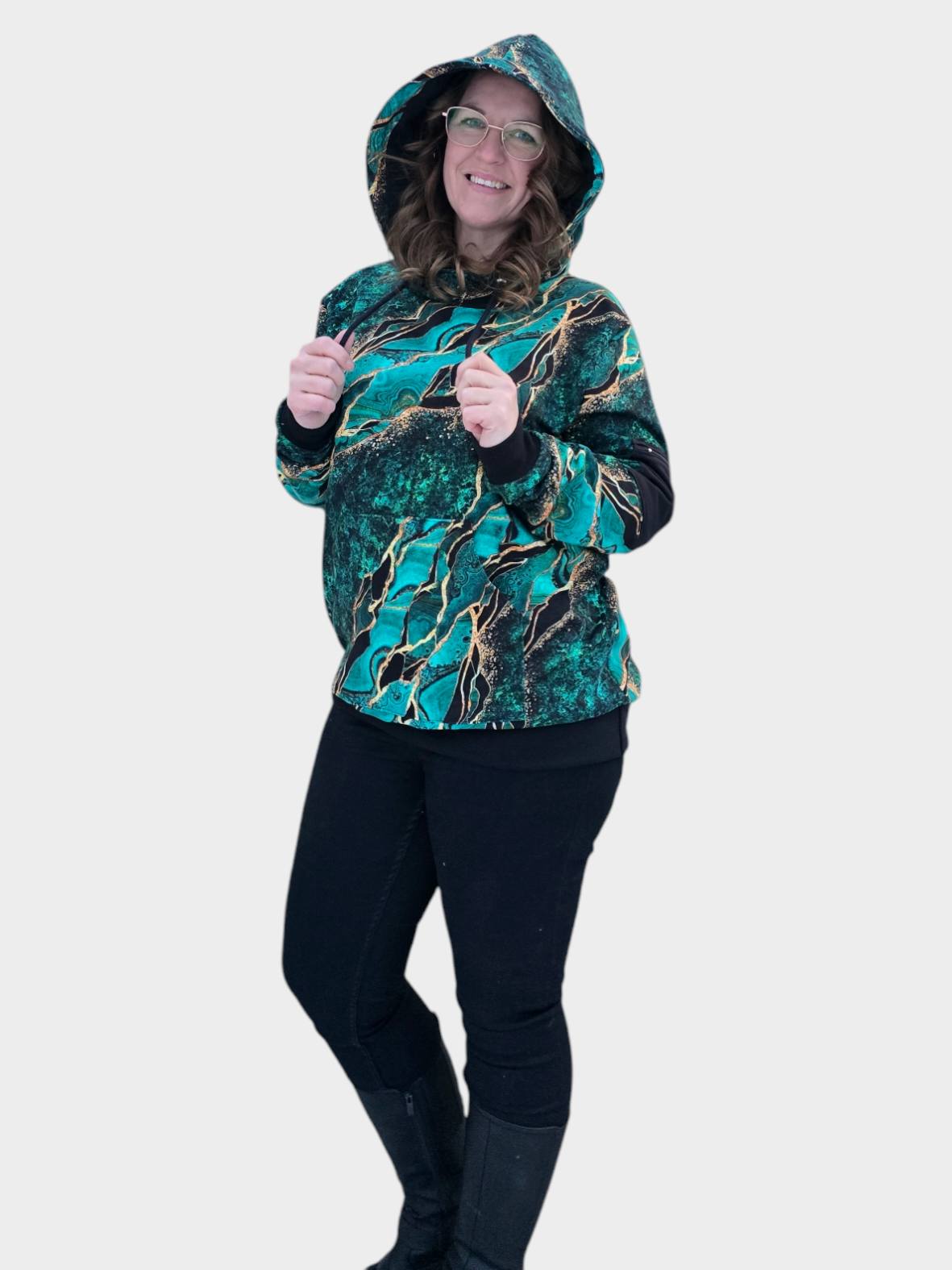 Everyday Unisex Hoodie Strl 2XS-4XL Pappersmönster