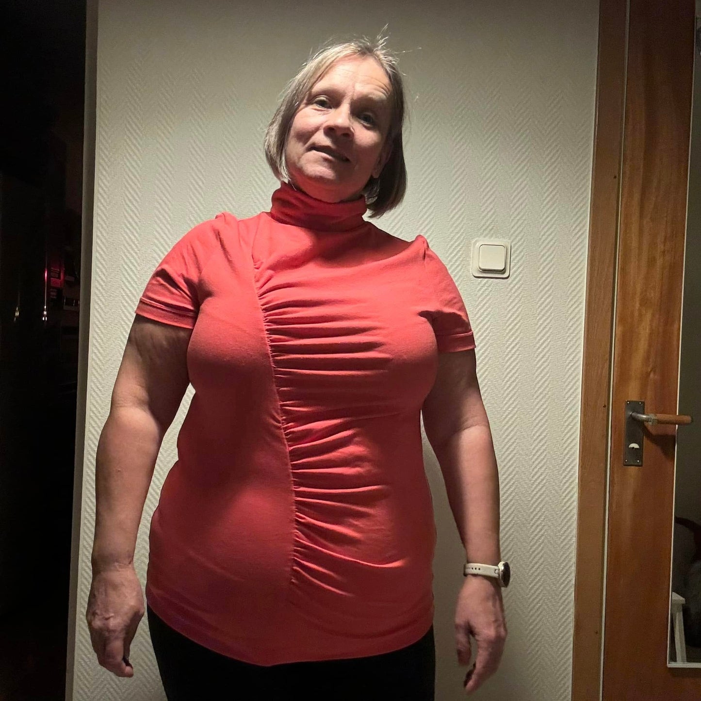 Wrinkle Top Strl 34-56 Pappersmönster