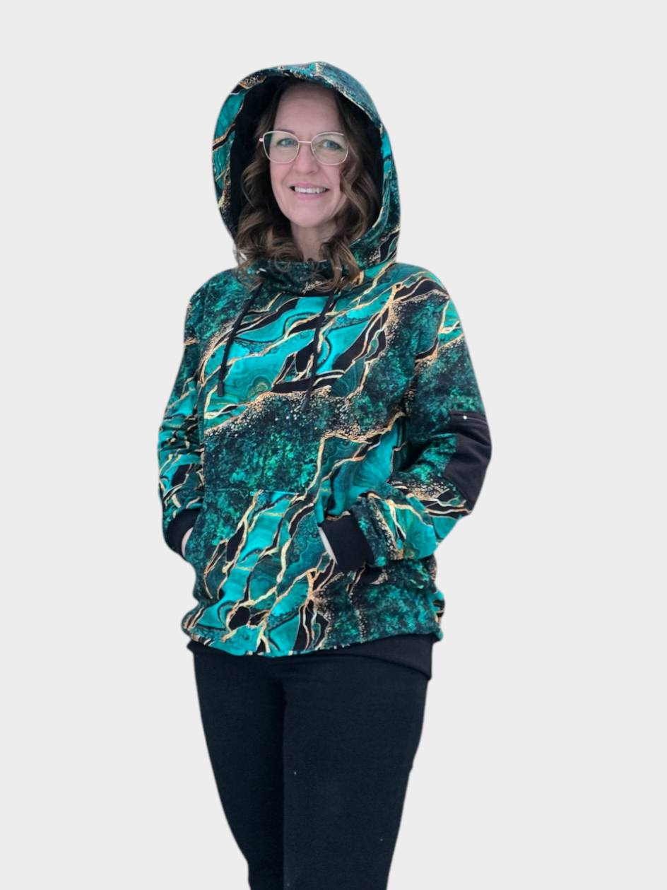 Everyday Unisex Hoodie Strl 2XS-4XL Pappersmönster