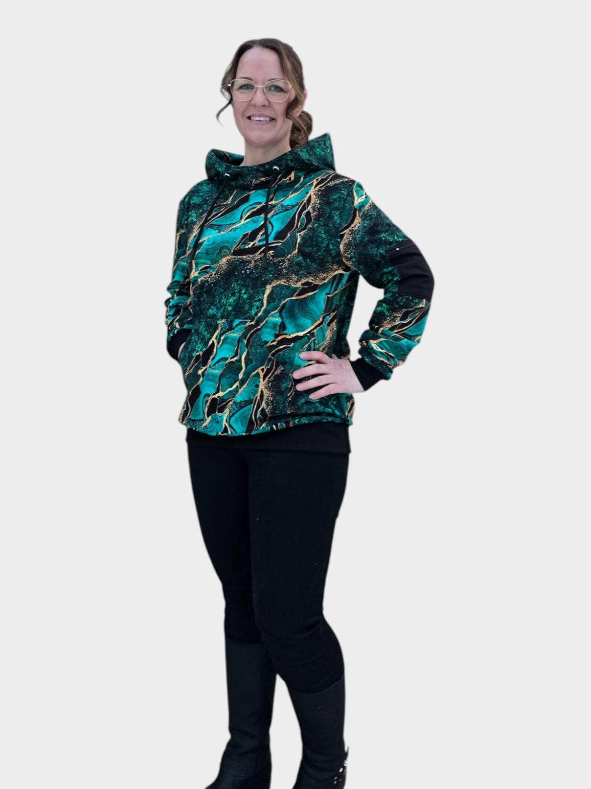Everyday Unisex Hoodie Strl 2XS-4XL Pappersmönster