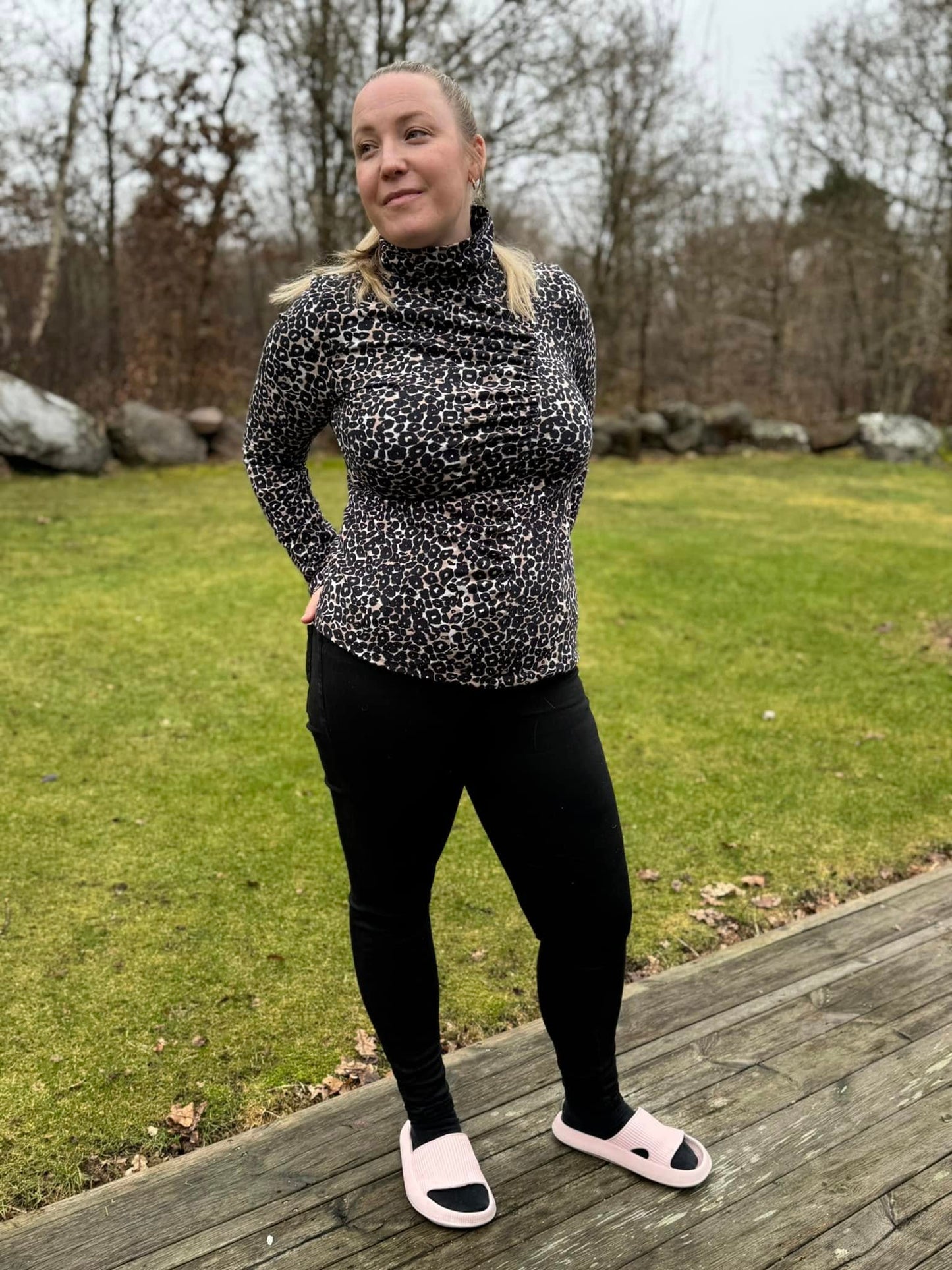 Wrinkle Top Strl 34-56 Pappersmönster
