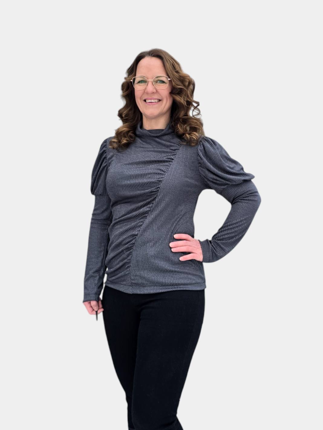 Wrinkle Top Strl 34-56 Pappersmönster