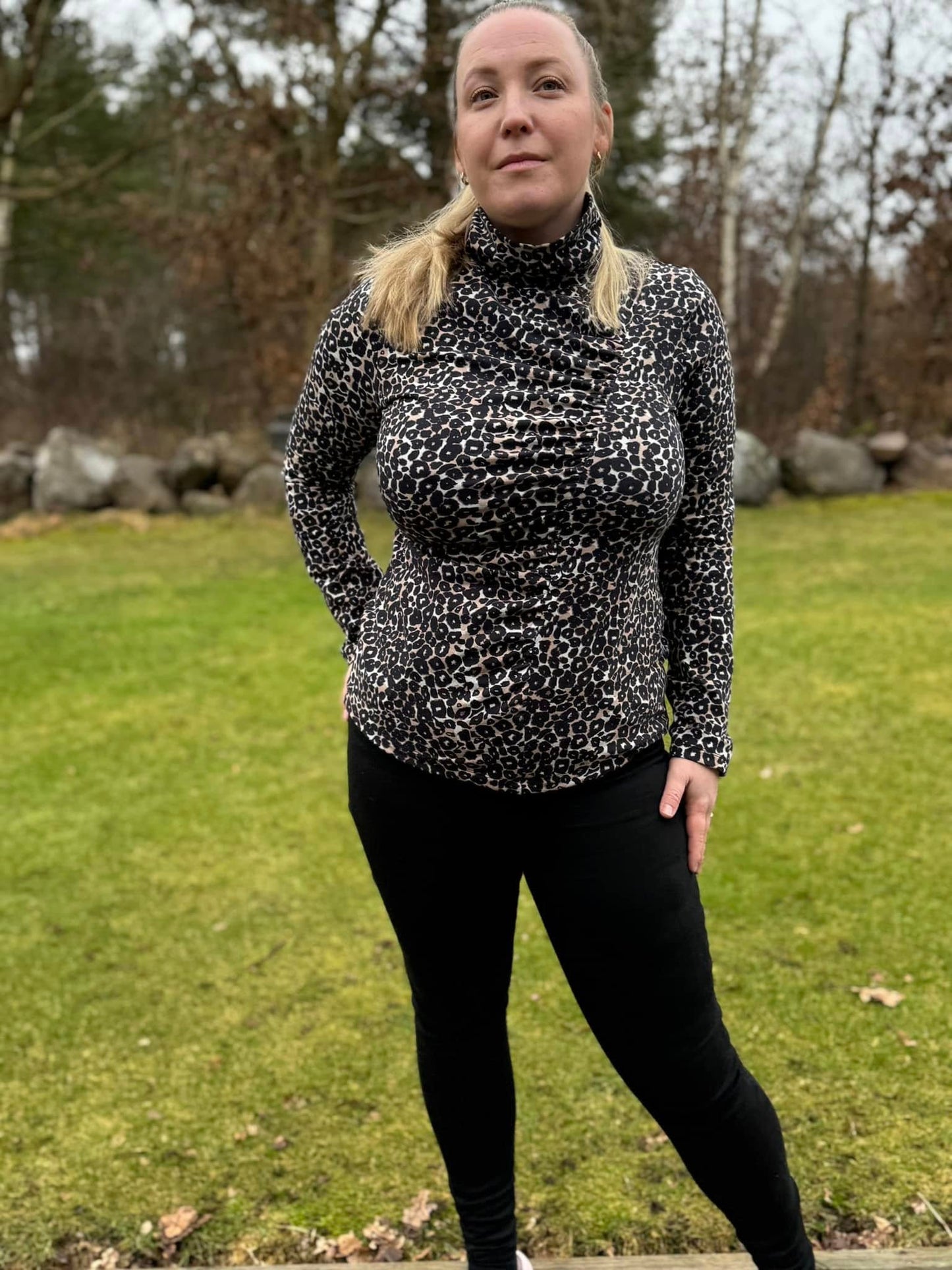 Wrinkle Top Strl 34-56 Pappersmönster