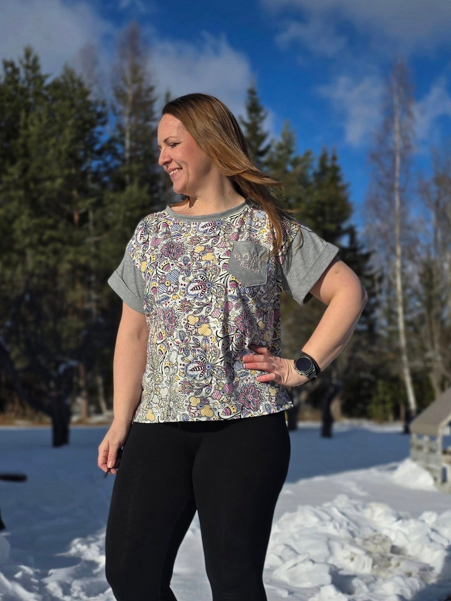 Boxy Babe Strl 34-56 Pappersmönster FÖRHANDSBOKNING