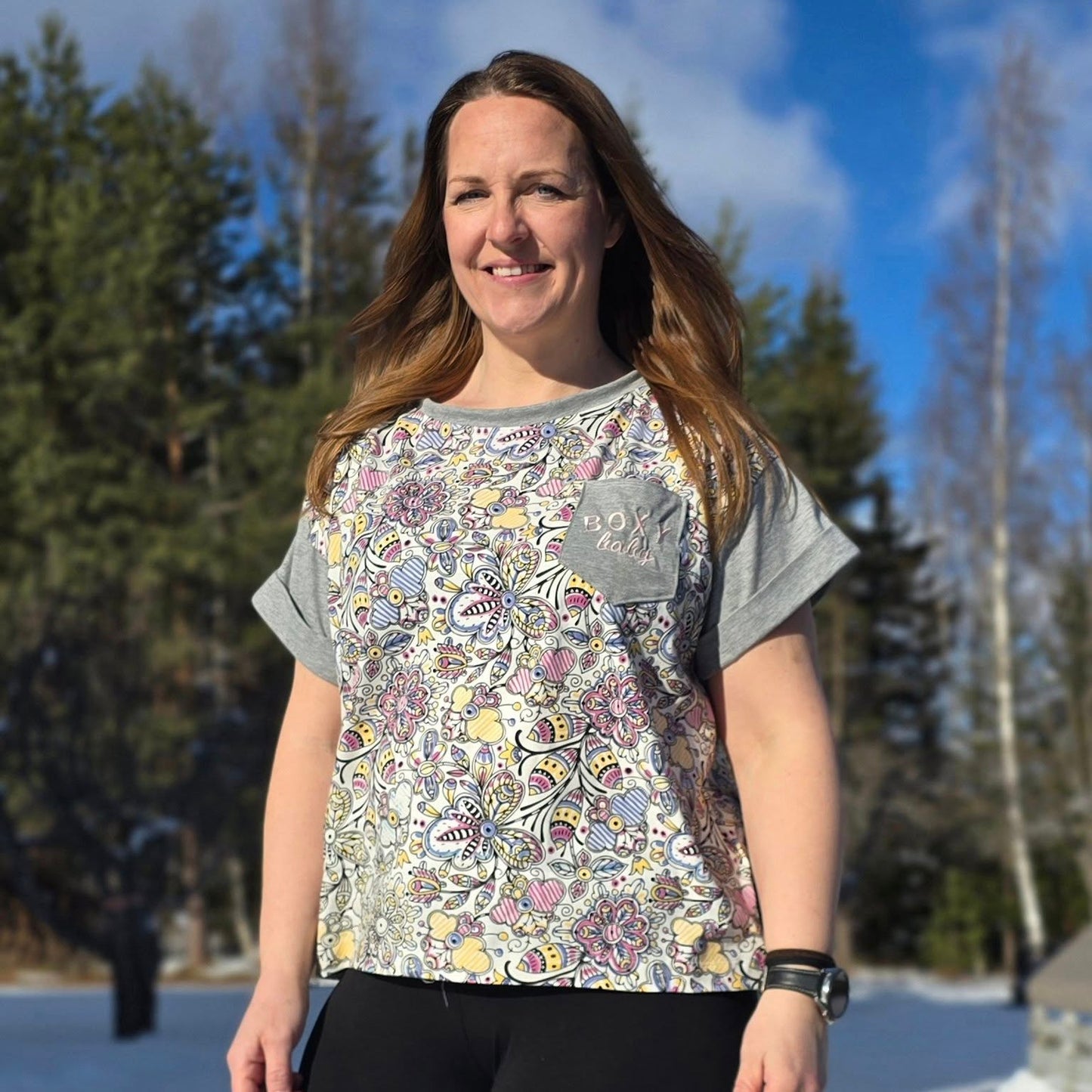 Boxy Babe Strl 34-56 Pappersmönster FÖRHANDSBOKNING