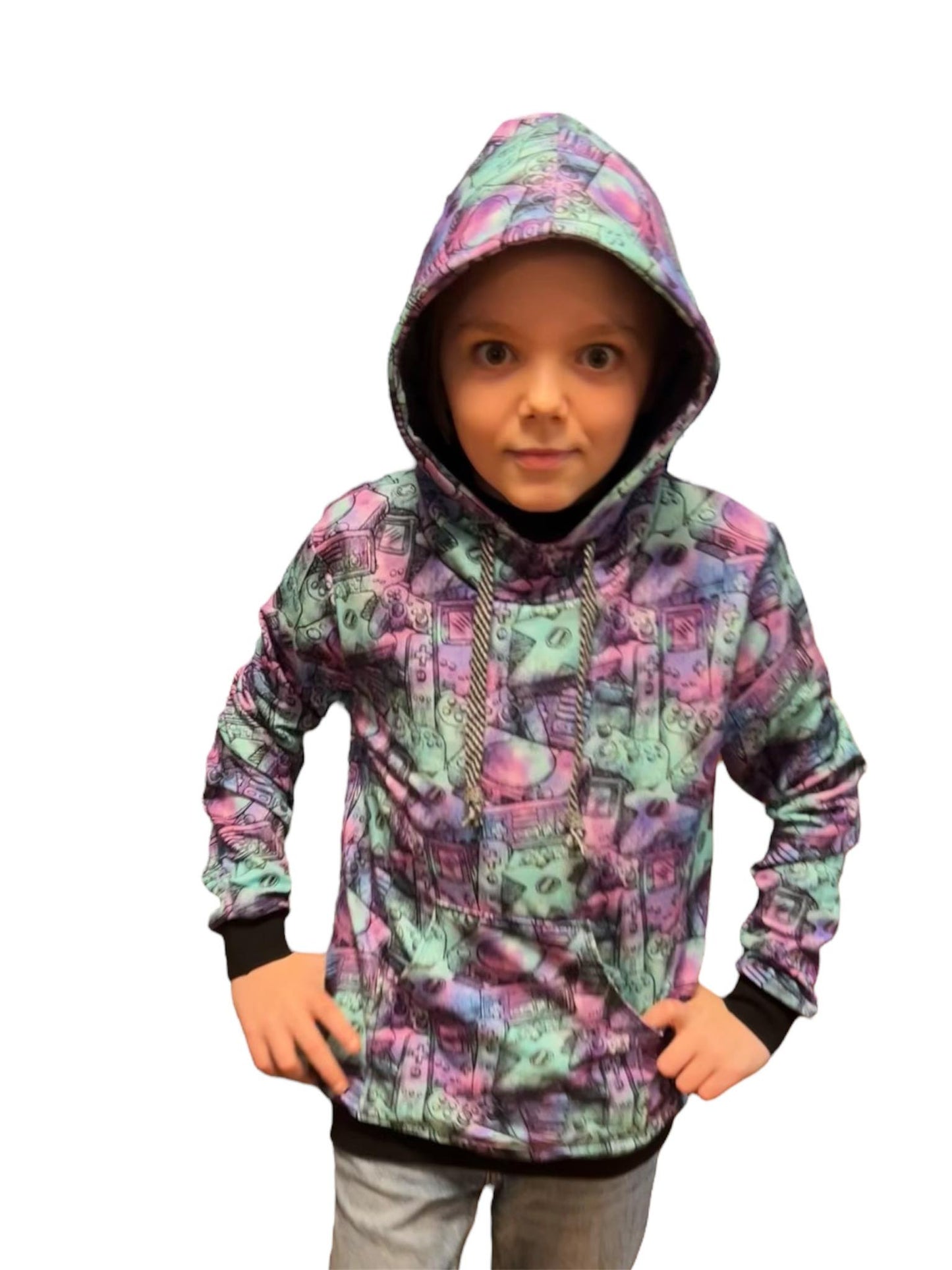 Everyday Hoodie Youth Strl 80-170 PDF-mönster
