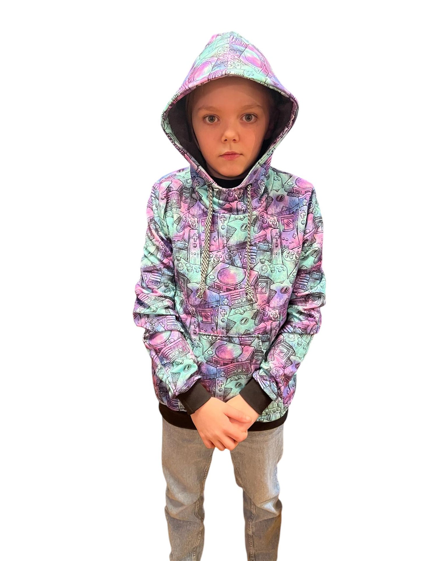 Everyday Hoodie Youth Strl 80-170 PDF-mönster