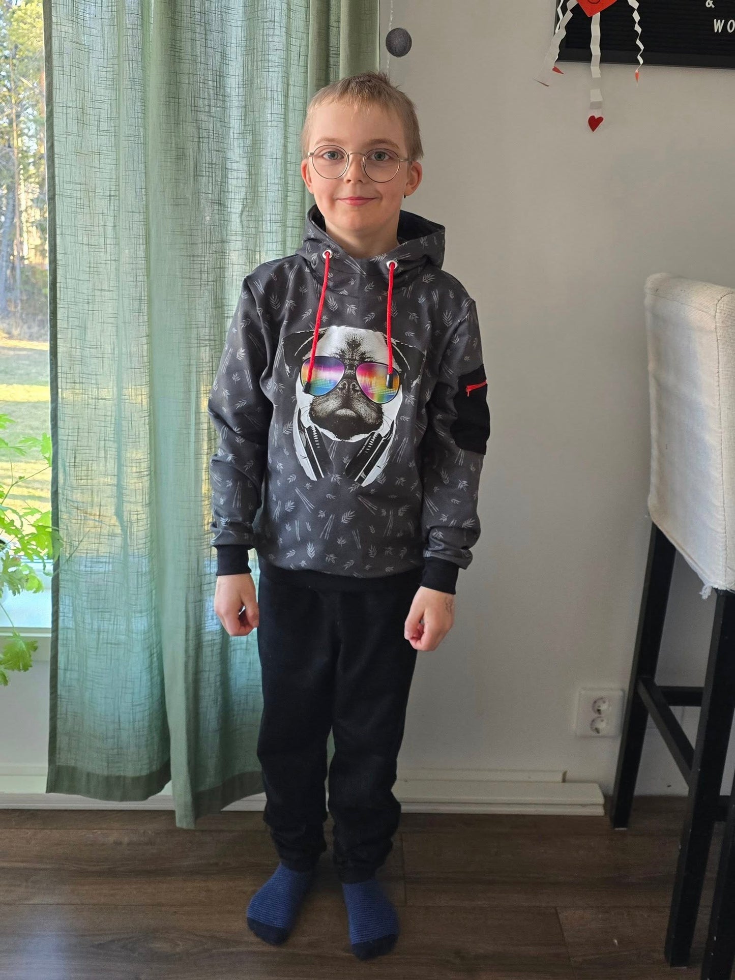 Everyday Hoodie Youth Strl 80-170 PDF-mönster