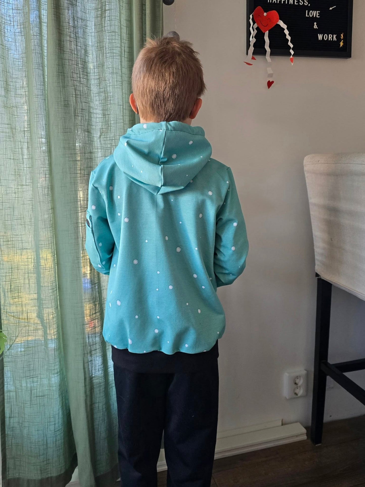 Everyday Hoodie Youth Strl 80-170 PDF-mönster