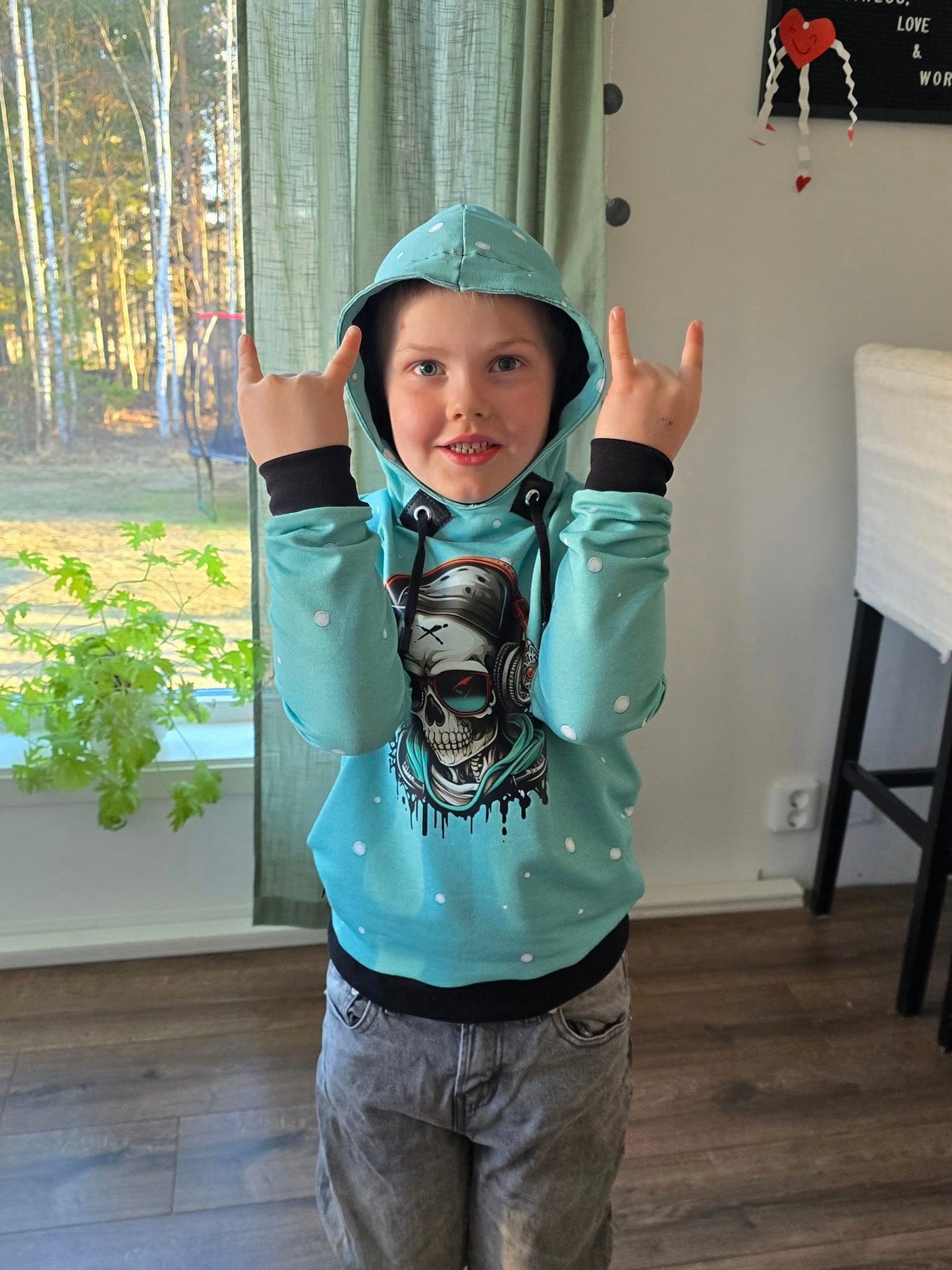 Everyday Hoodie Youth Strl 80-170 PDF-mönster