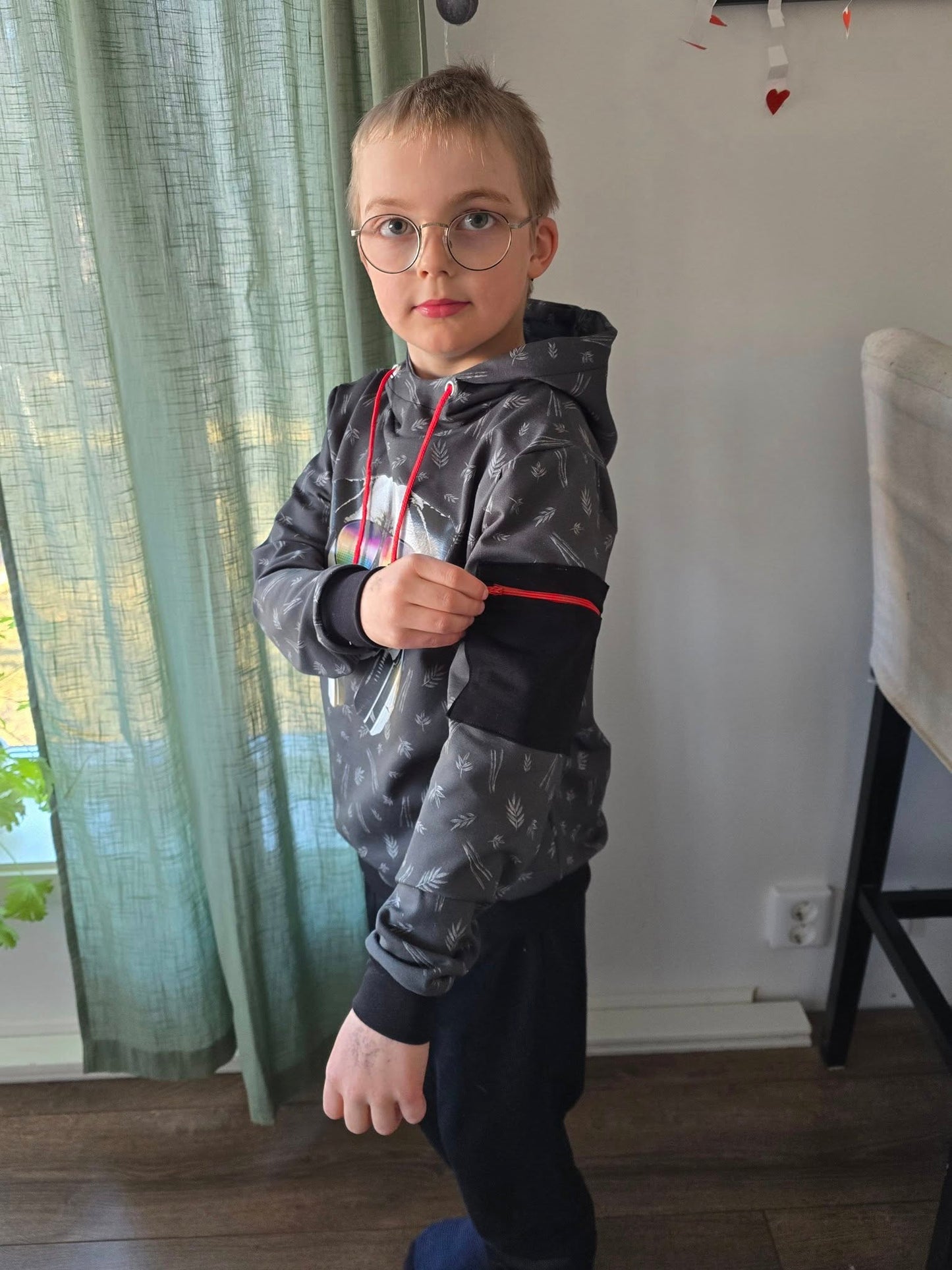 Everyday Hoodie Youth Strl 80-170 PDF-mönster