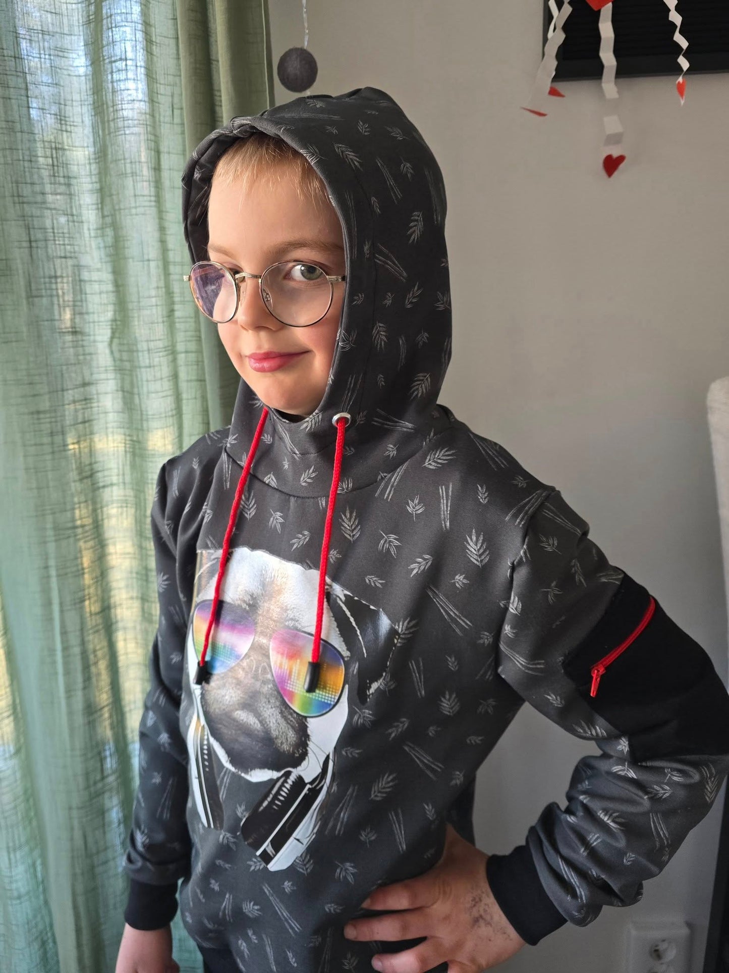 Everyday Hoodie Youth Strl 80-170 PDF-mönster