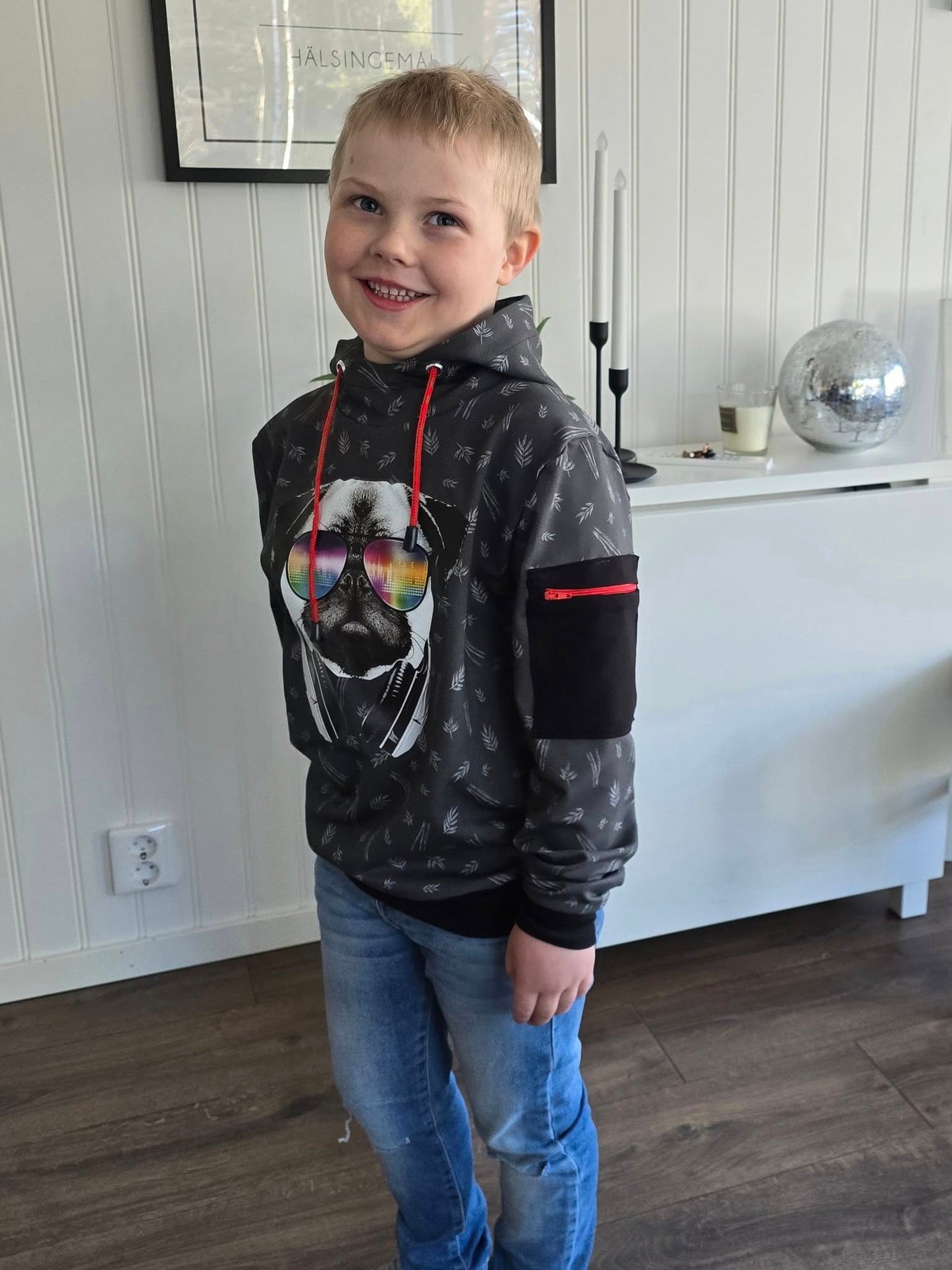 Everyday Hoodie Youth Strl 80-170 PDF-mönster