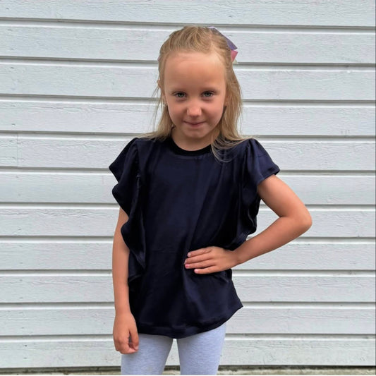 Frillie Top Strl 80-170 PDF-mönster