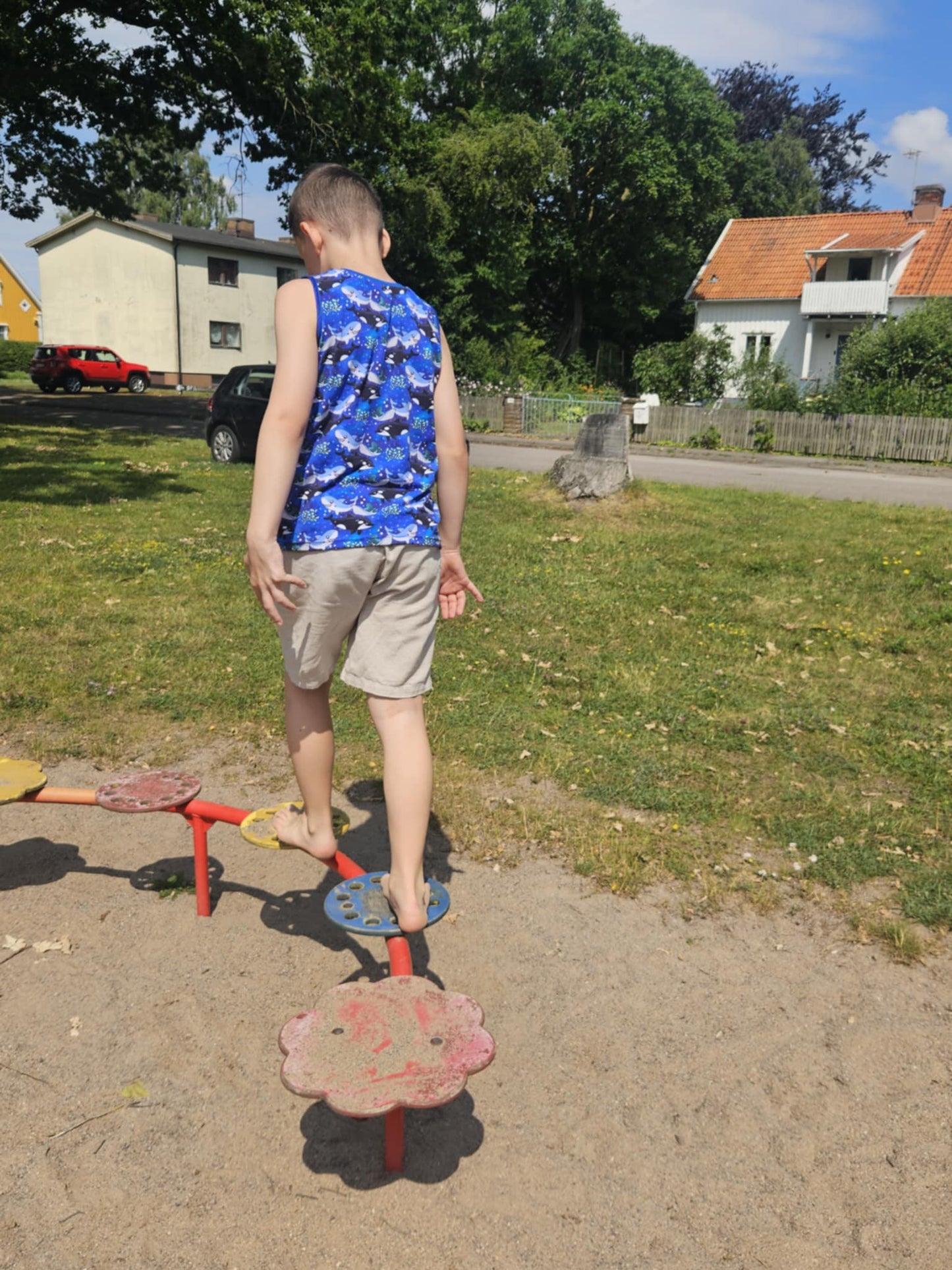 Frillie Top Strl 80-170 Pappersmönster