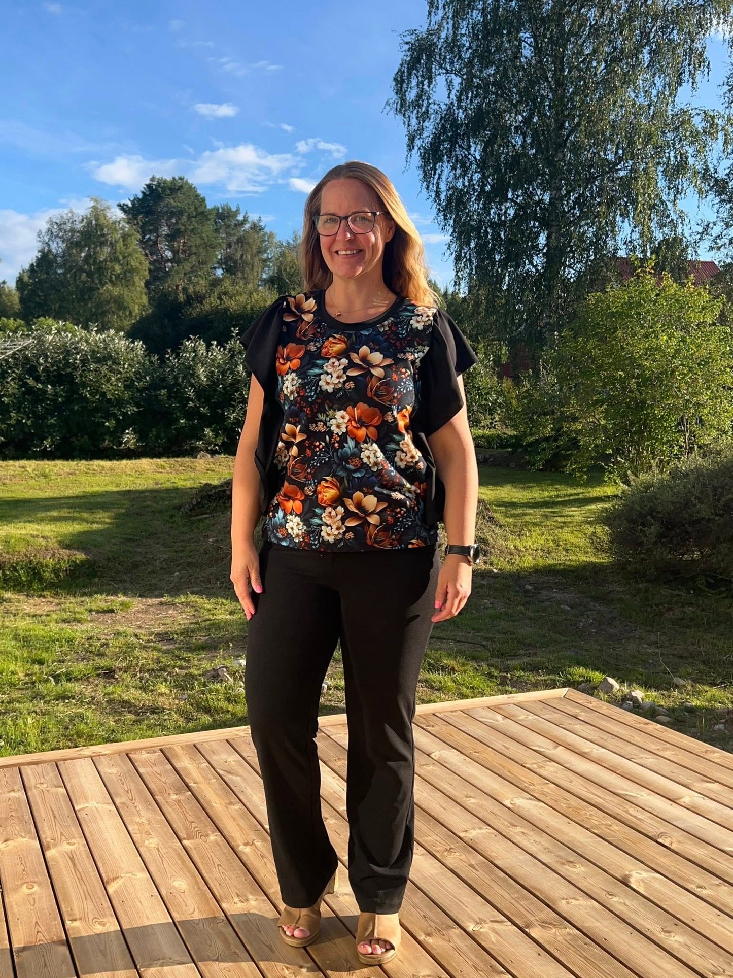 Frillie Top Adult Strl 34-56 Pappersmönster FÖRHANDSBOKNING