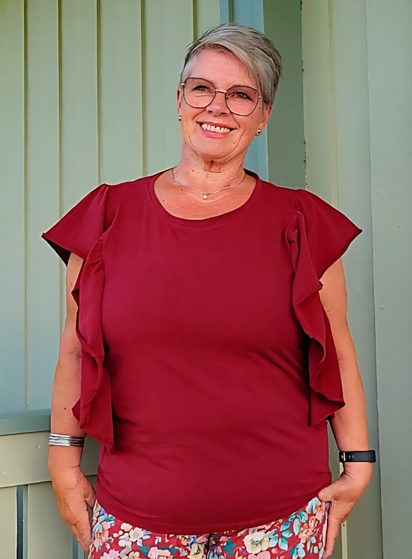 Frillie Top Adult Strl 34-56 Pappersmönster FÖRHANDSBOKNING
