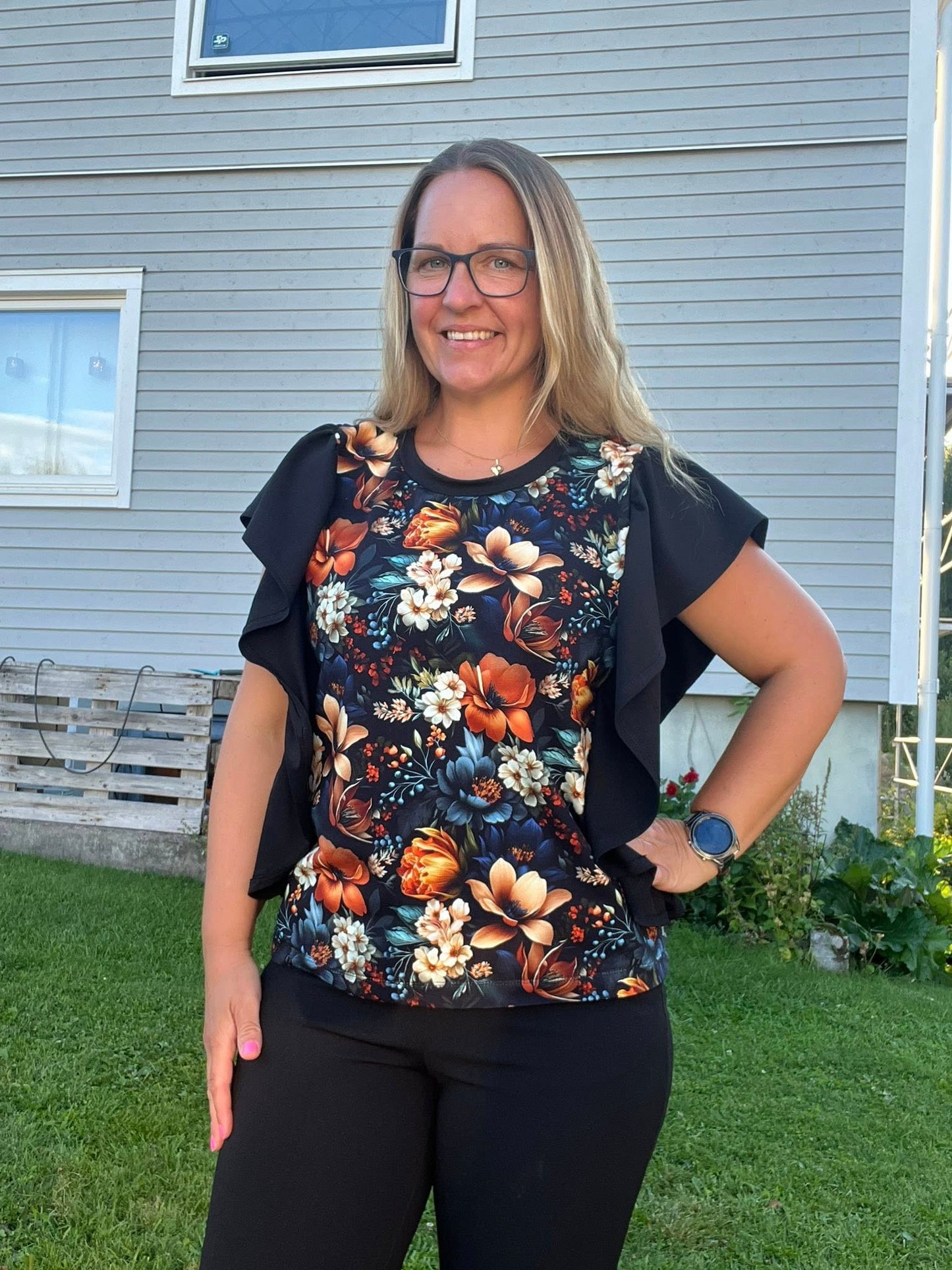Frillie Top Adult Strl 34-56 Pappersmönster FÖRHANDSBOKNING