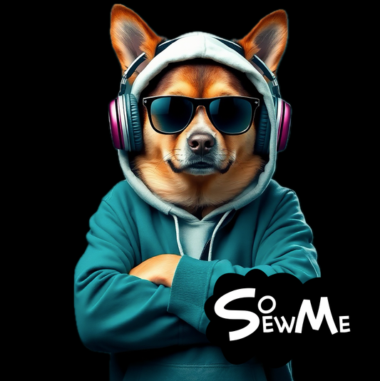 DTF-Tryck mellan, Cool Dog Green