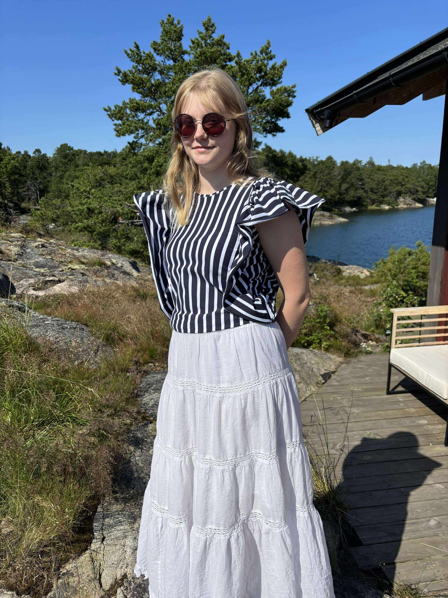 Frillie Top Strl 80-170 Pappersmönster