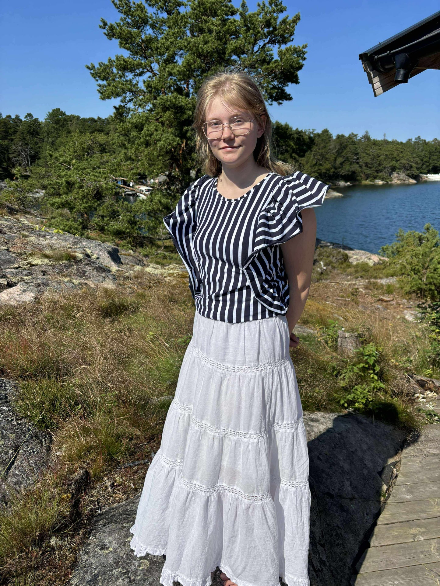Frillie Top Strl 80-170 Pappersmönster
