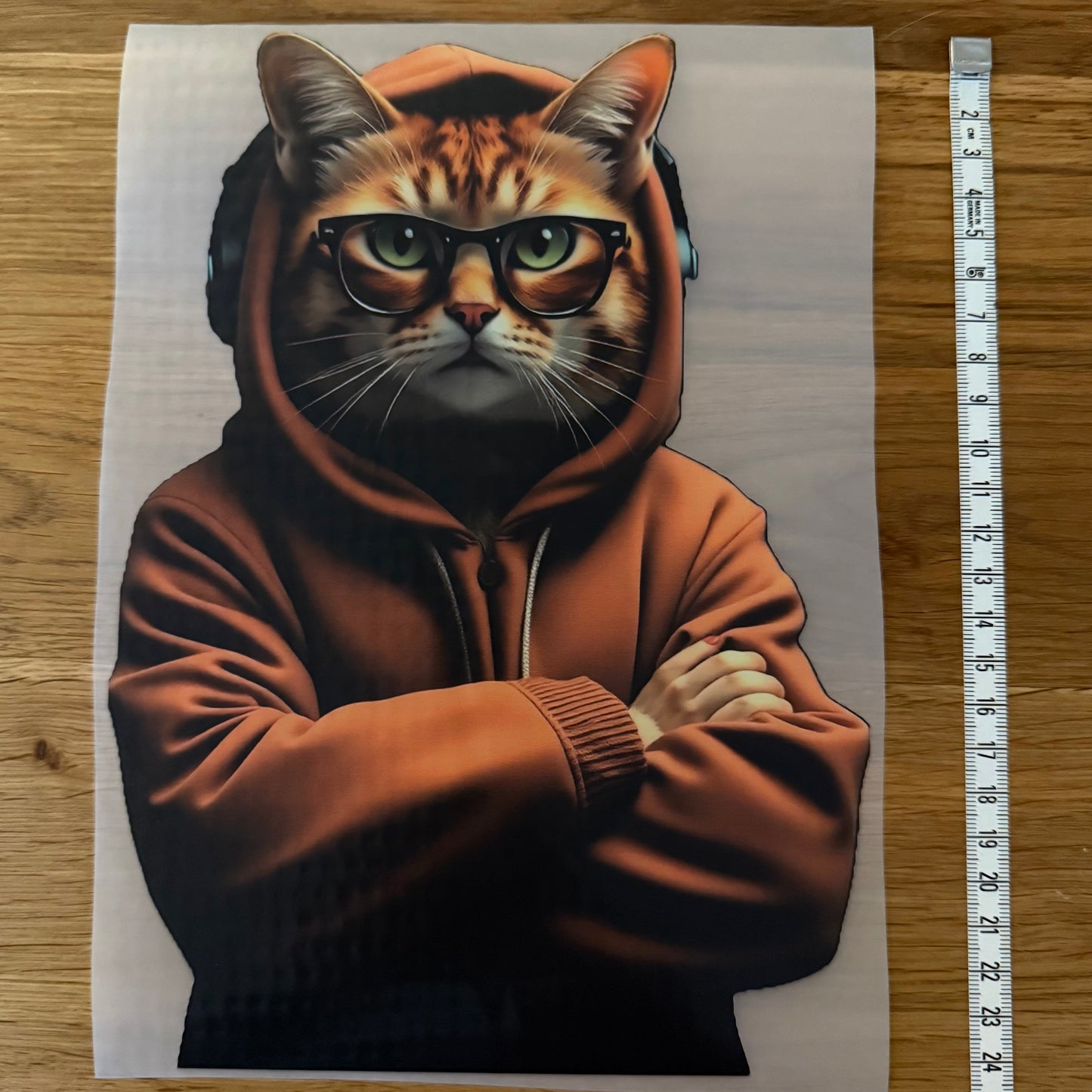DTF-Tryck mellan, Cool Cat Orange