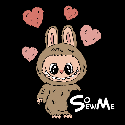 DTF-Tryck mellan, Monsters Brown FÖRHANDSBOKNING