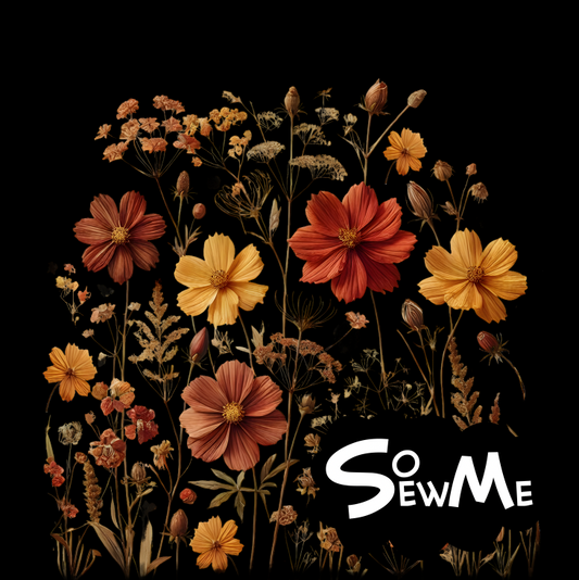 DTF-Tryck mellan, Fall Flowers