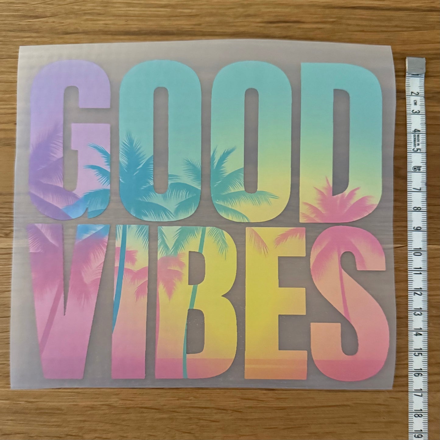 DTF-Tryck mindre, Good Vibes