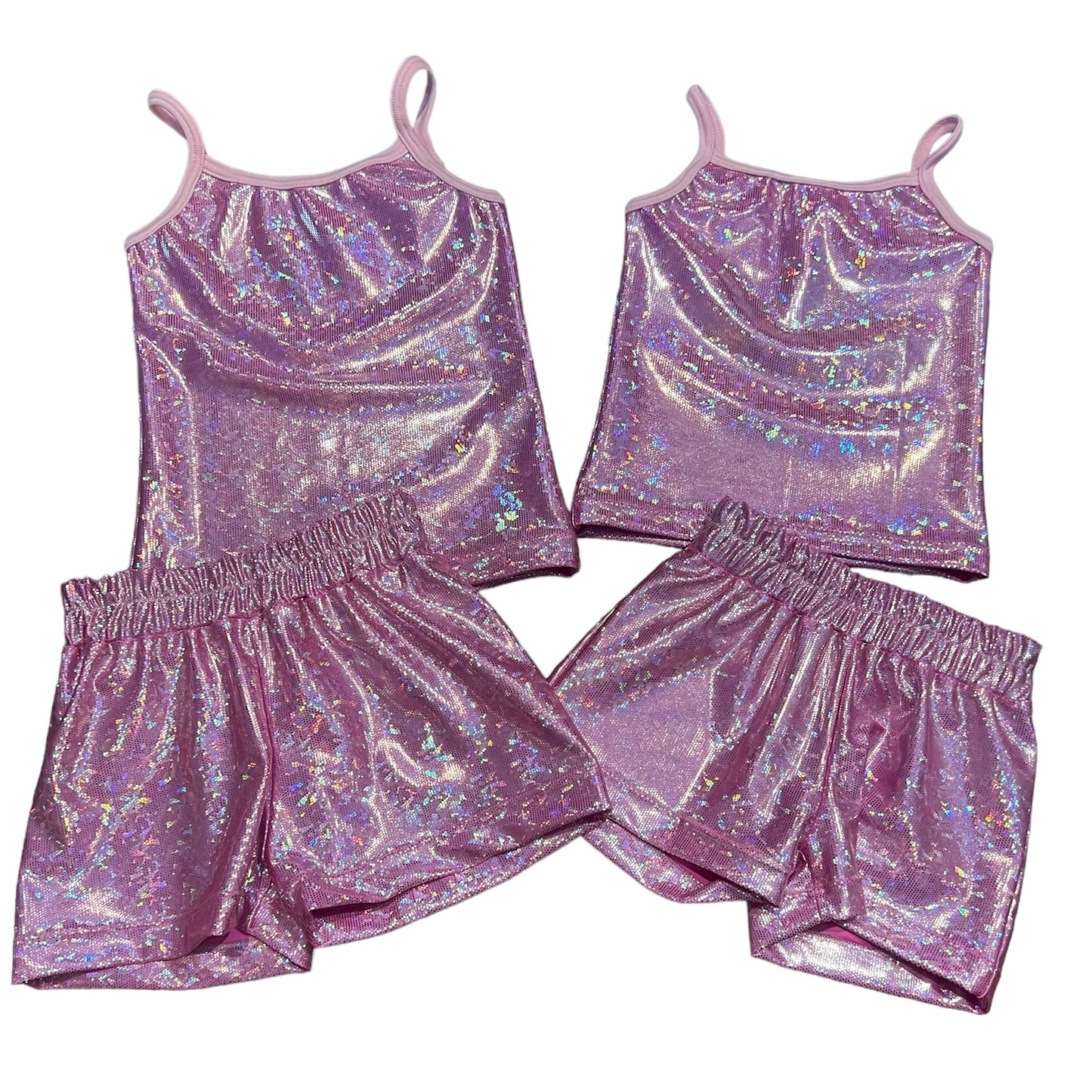 Hologram jersey/lycra Champagne